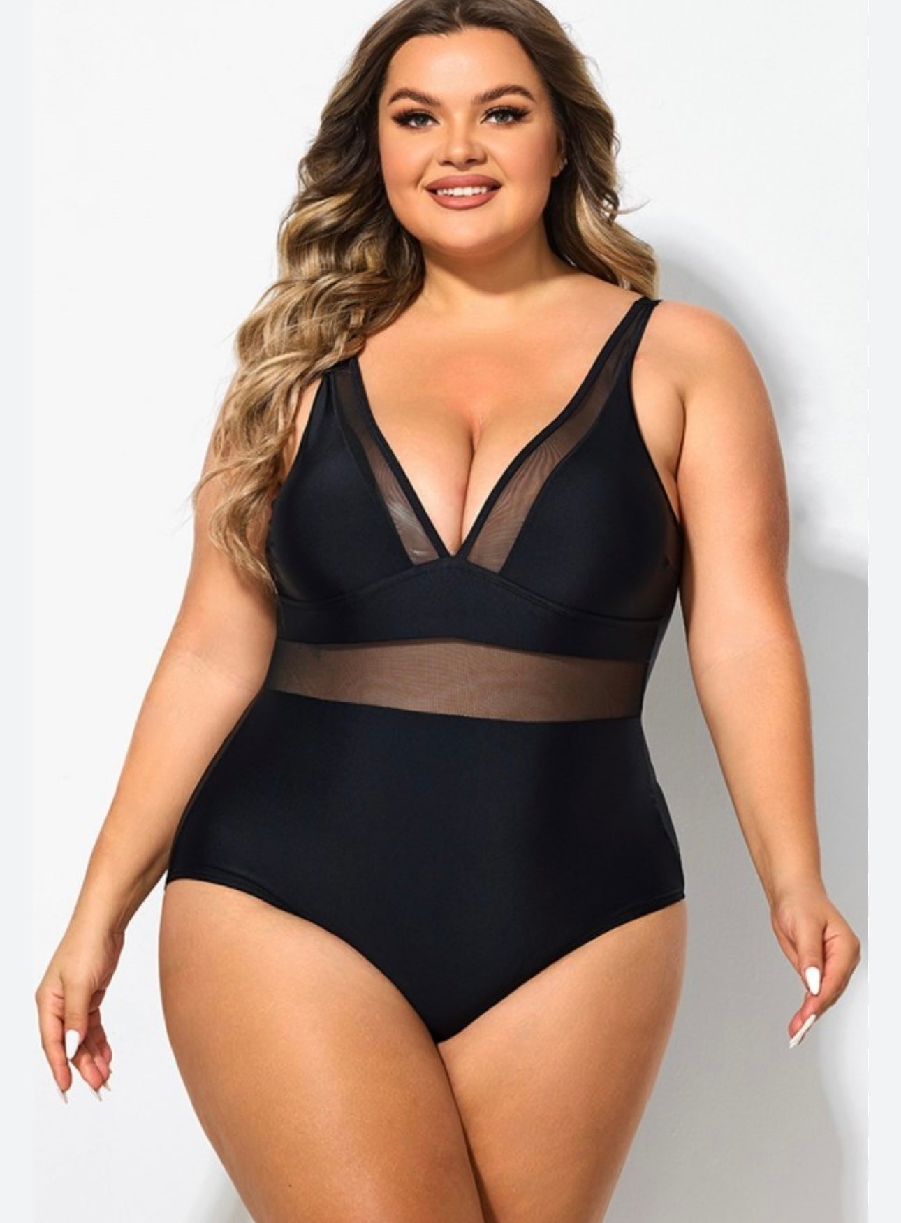 Thelz Low Cut Mesh Swimsuit
