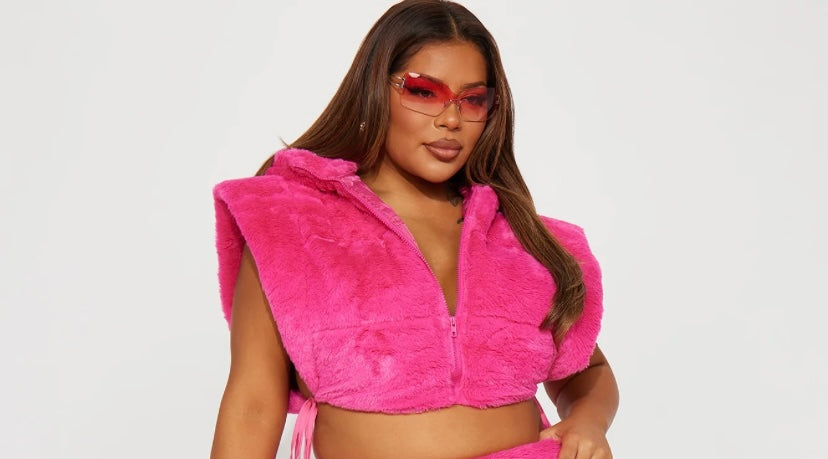 Thelz She Know She A Baddie Fur Vest