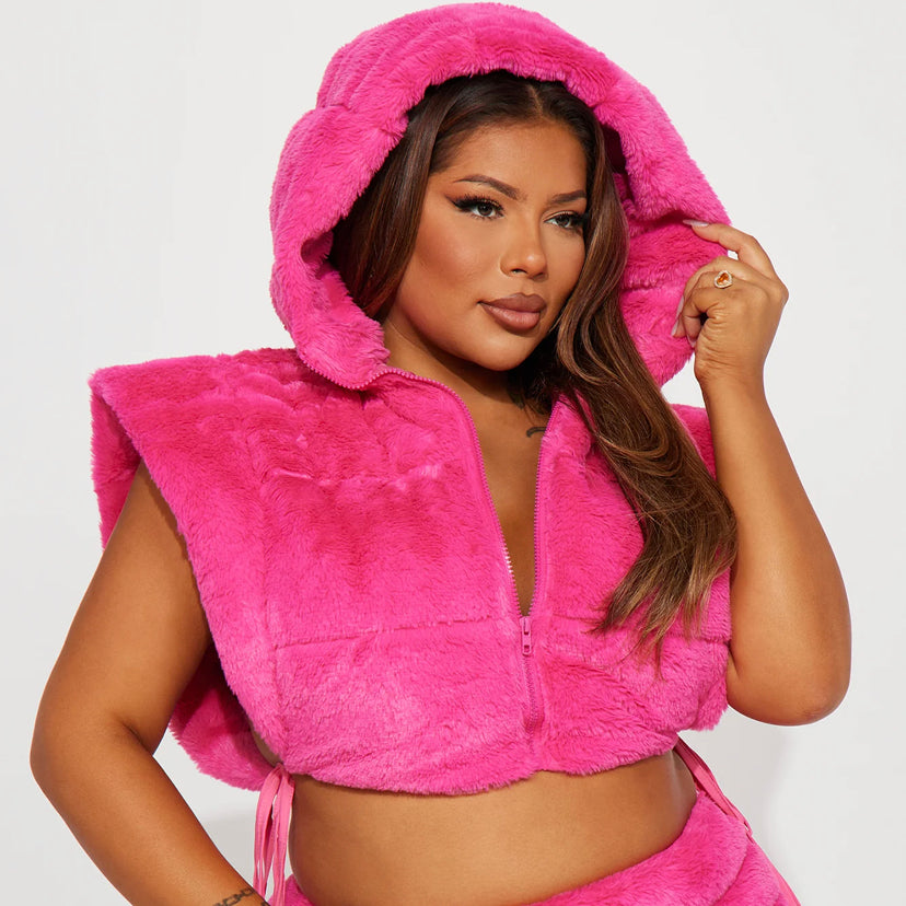Thelz She Know She A Baddie Fur Vest