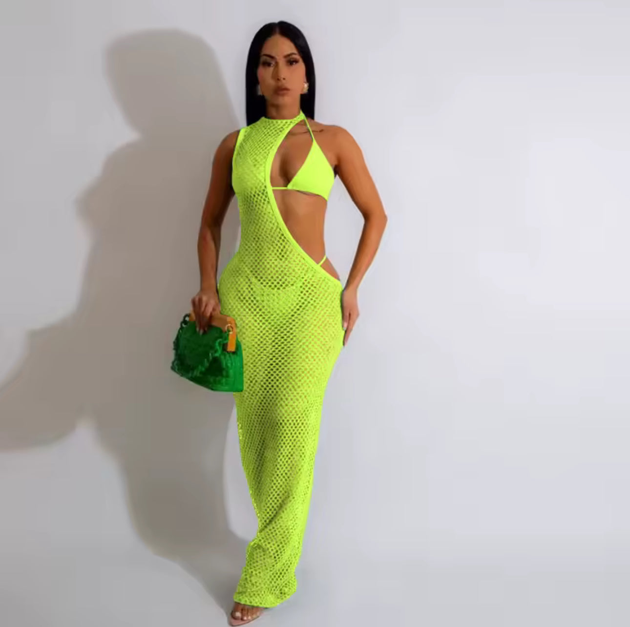 Thelz cut out three piece bikini set