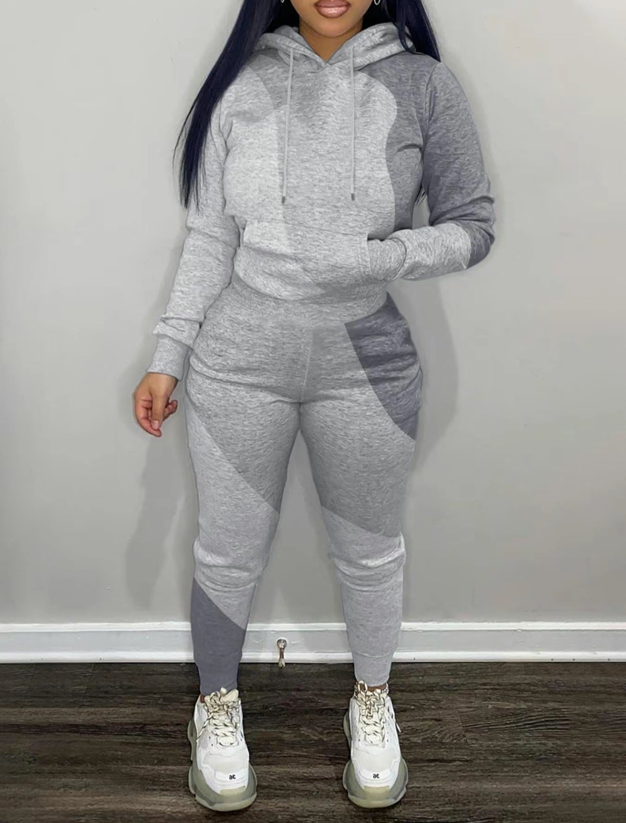 Thelz Shades Of Grey Jogger Set