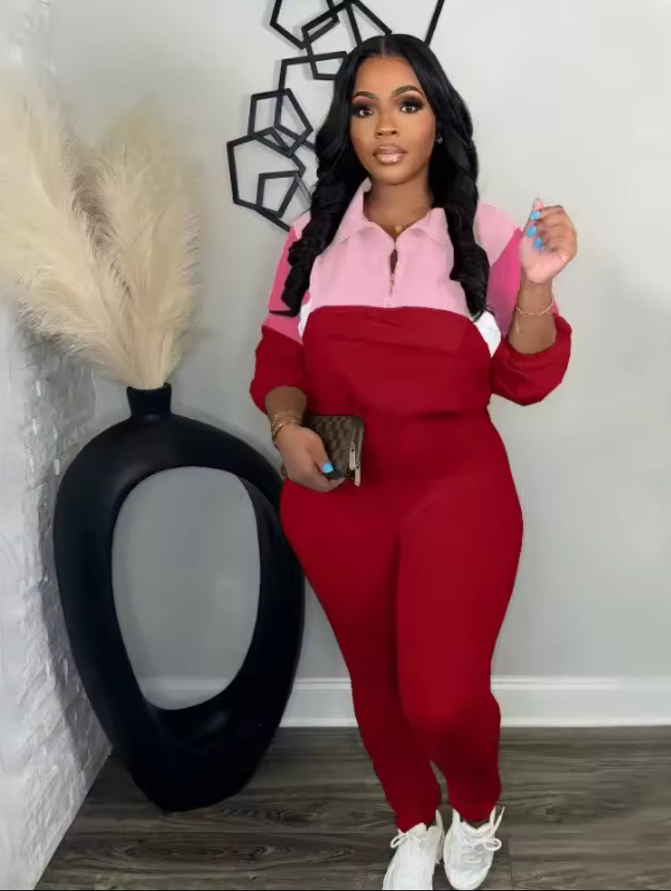 Thelz Pretty Patch Work Two Piece Set