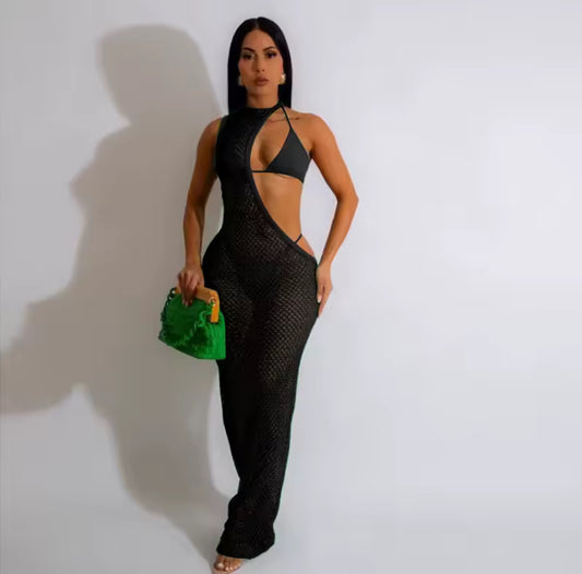 Thelz cut out three piece bikini set