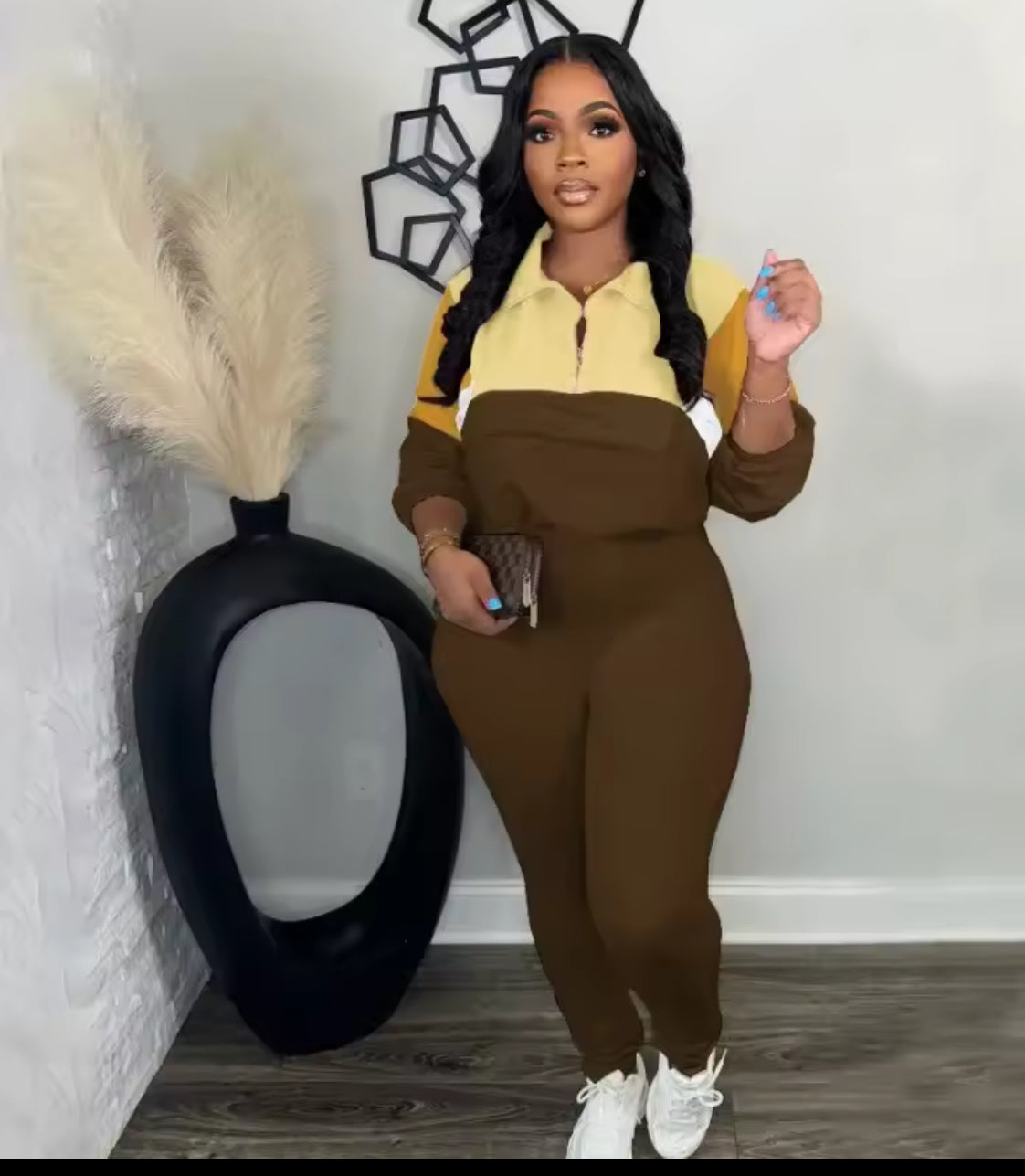 Thelz Pretty Patch Work Two Piece Set