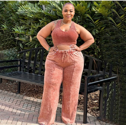 Thelz Pure color two piece set